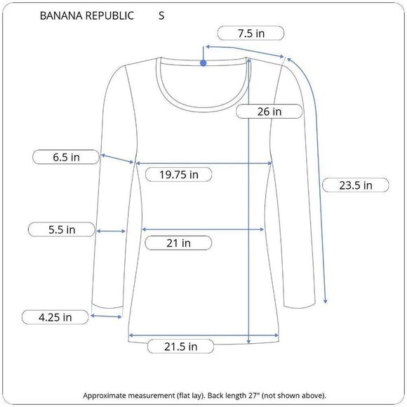 BANANA REPUBLIC Vertical Stripe Blouse - Picture 6 of 6